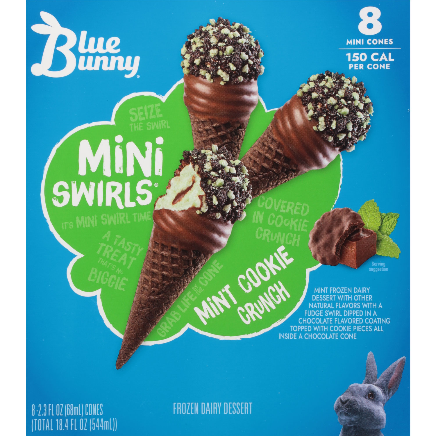 Blue Bunny Chocolate Cone 