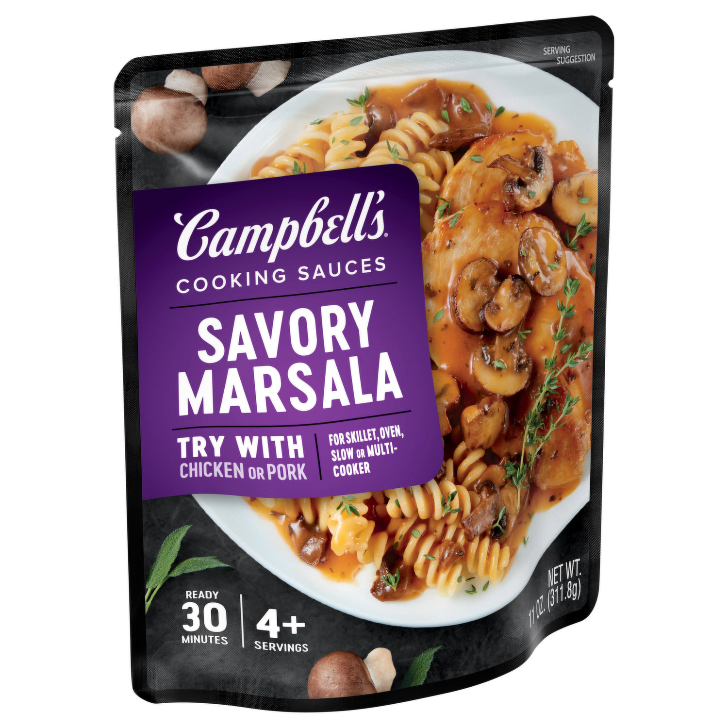 Campbell's Skillet Sauces Review - Quick Chicken Marsala - Smart