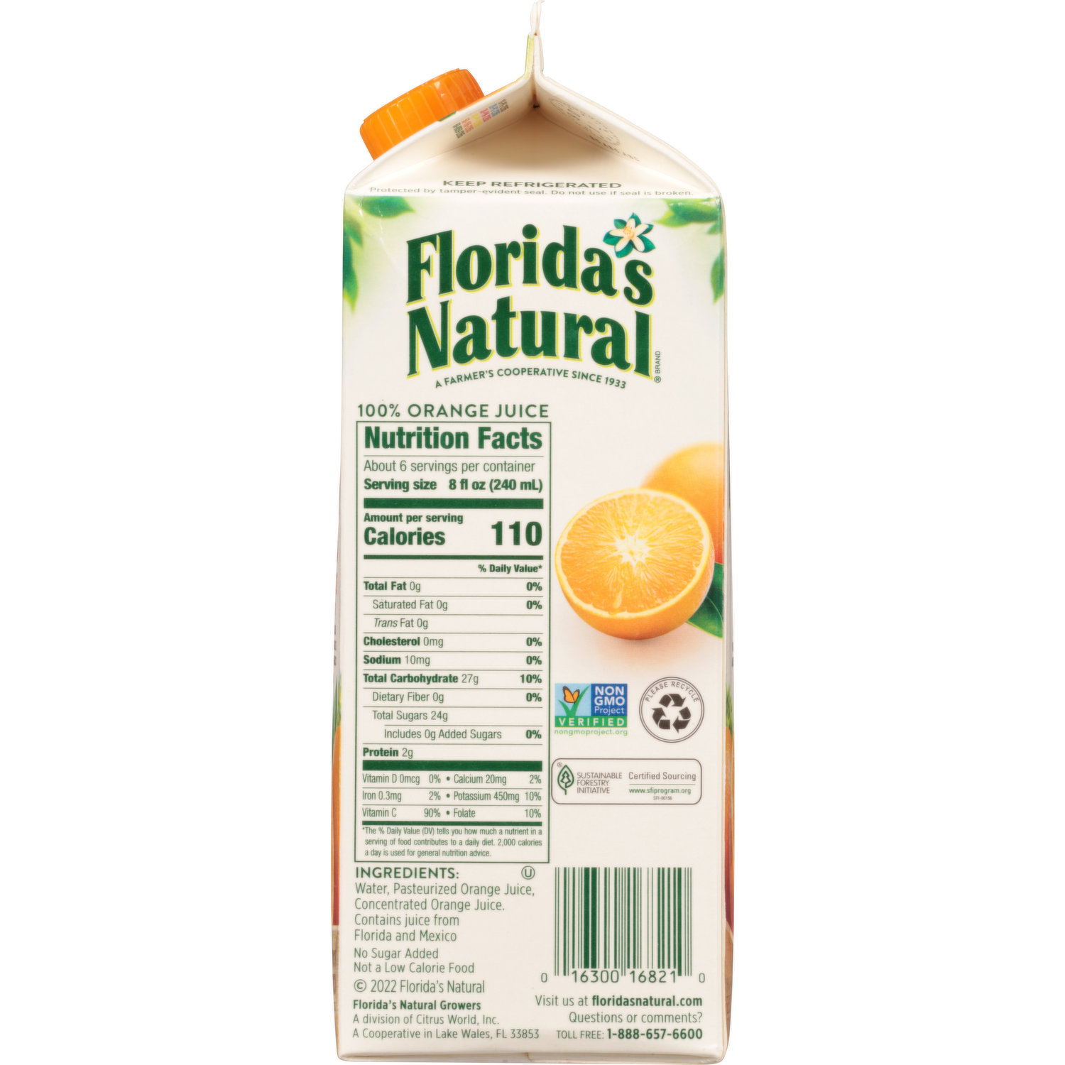 Florida's Natural® Premium Brand 120oz Jugs (Chilled)