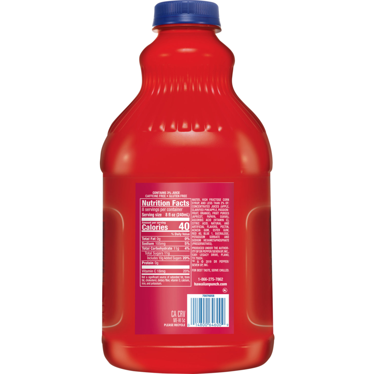 Hawaiian Punch Flavored Juice Drink, Fruit Juicy Red - King Kullen