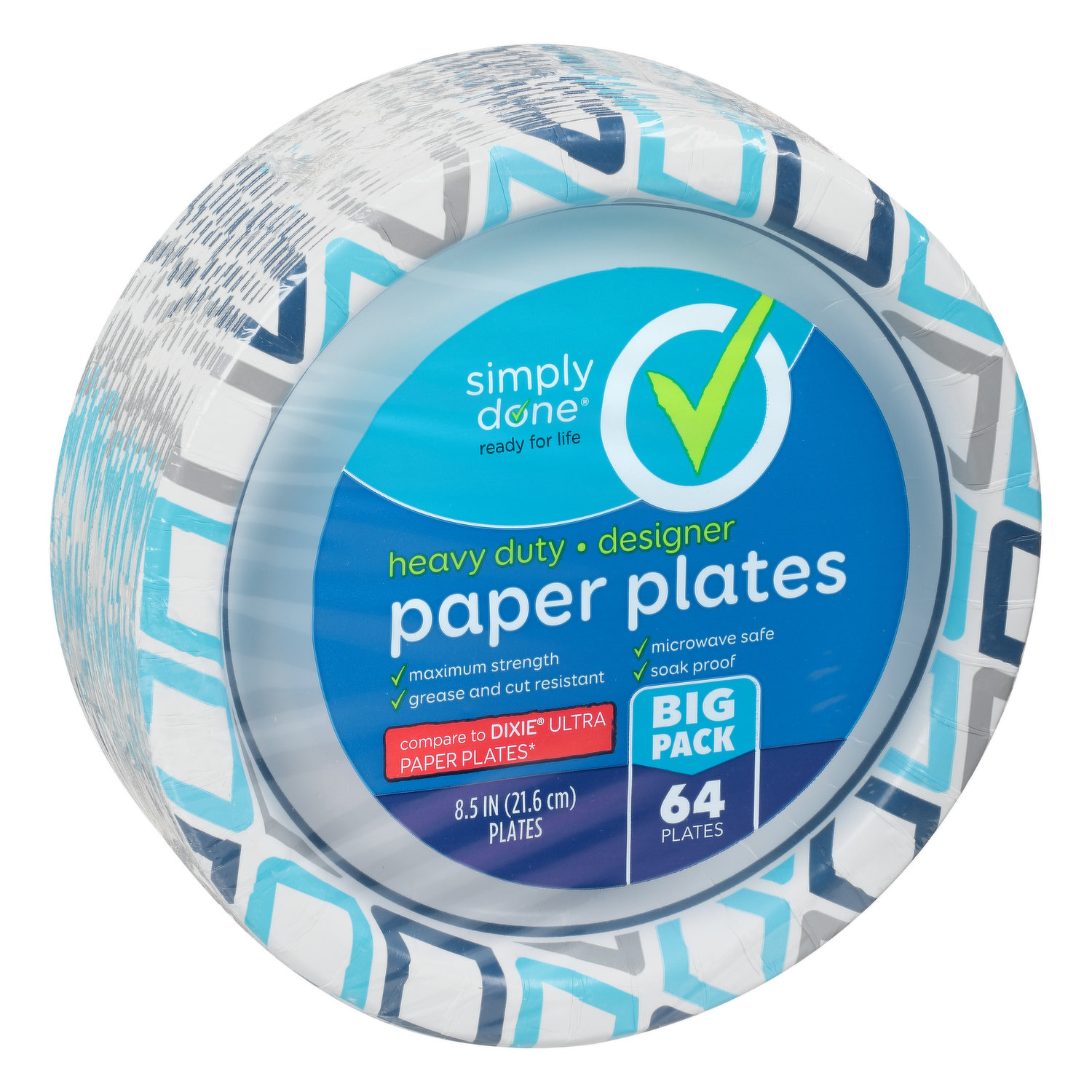 Blue Heavy Duty Paper Plates – Lucy Grymes