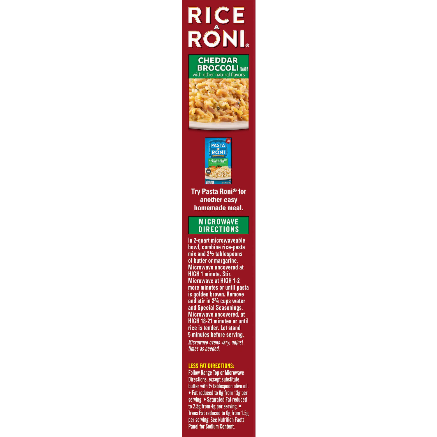 Rice-A-Roni Cheddar Broccoli Flavor Rice Cup, 2.11 oz - King Soopers