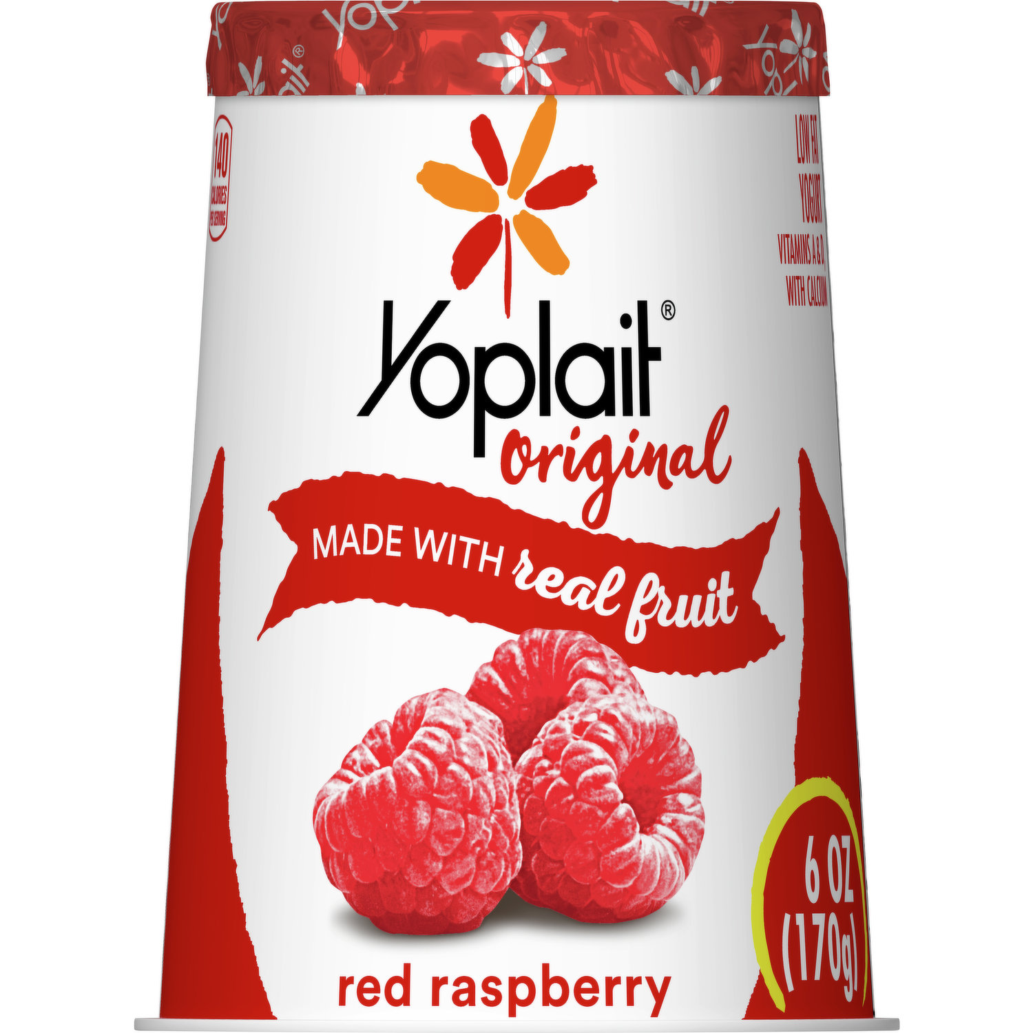 Yoplait Perle de Lait Edition Pop Framboise 4 x 125 g 