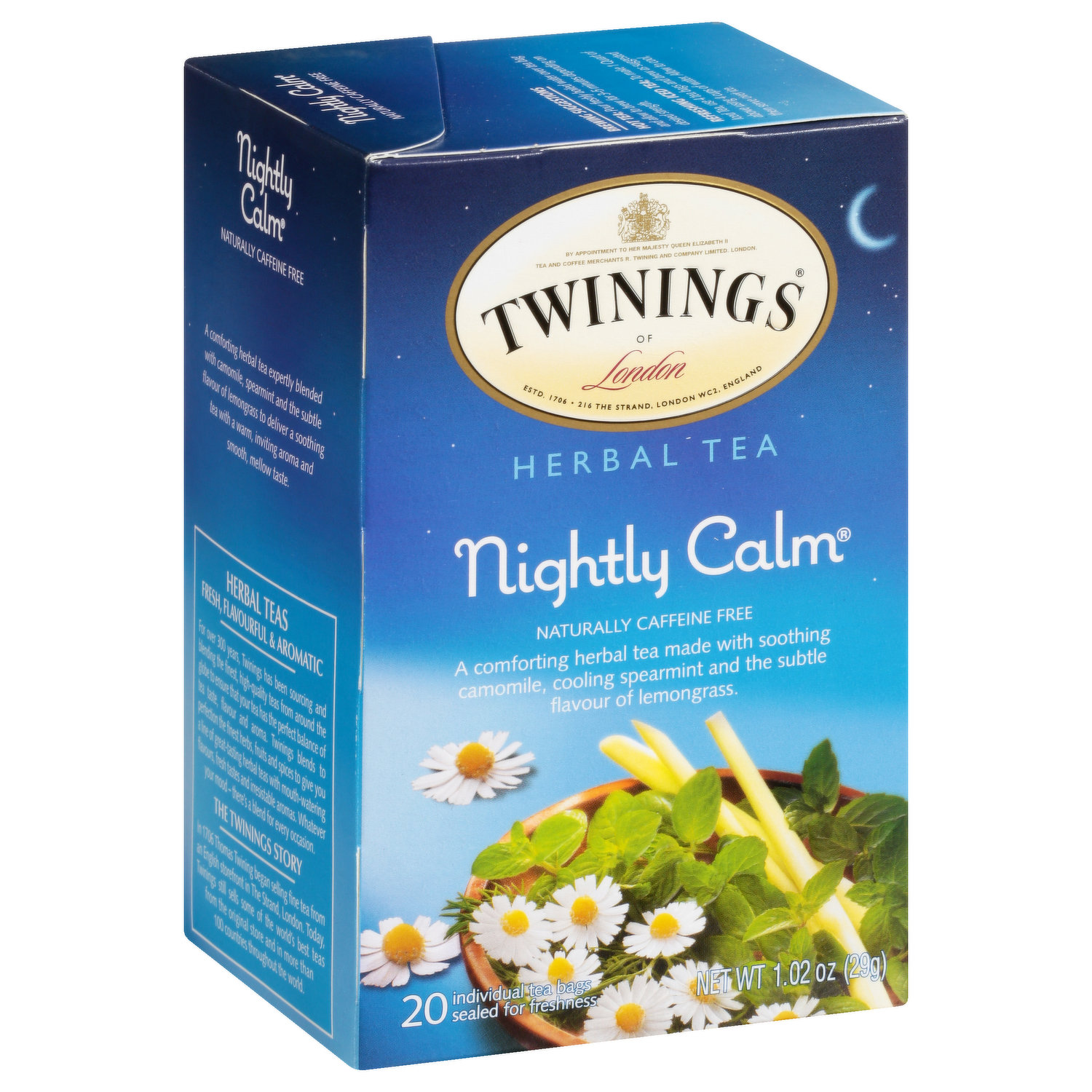 Twinings Herbal Tea, Nightly Calm, Bags - King Kullen