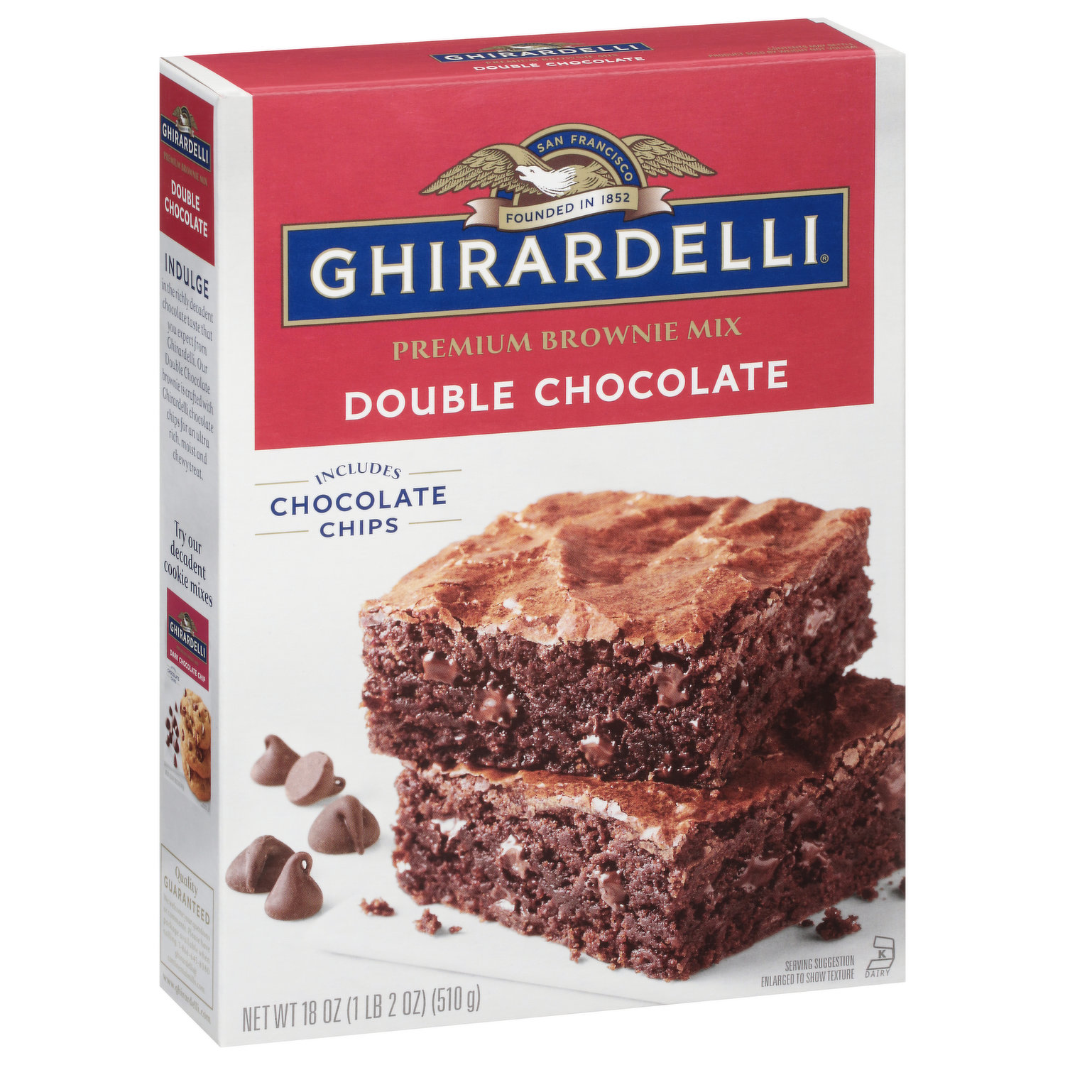 Ghirardelli Brownie Mix, Premium, Double Chocolate