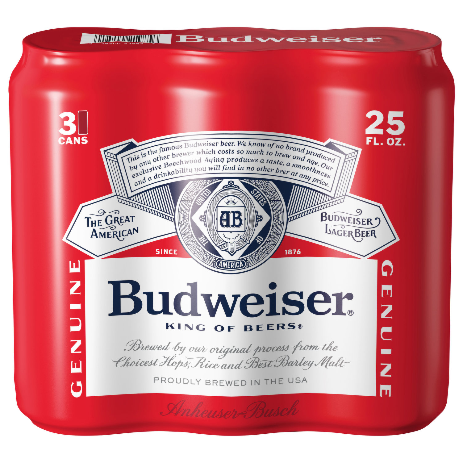 Budweiser AMERICA Logo Beer Koozie - Fits 16 oz Aluminum Can - Two (2) New  & F/S