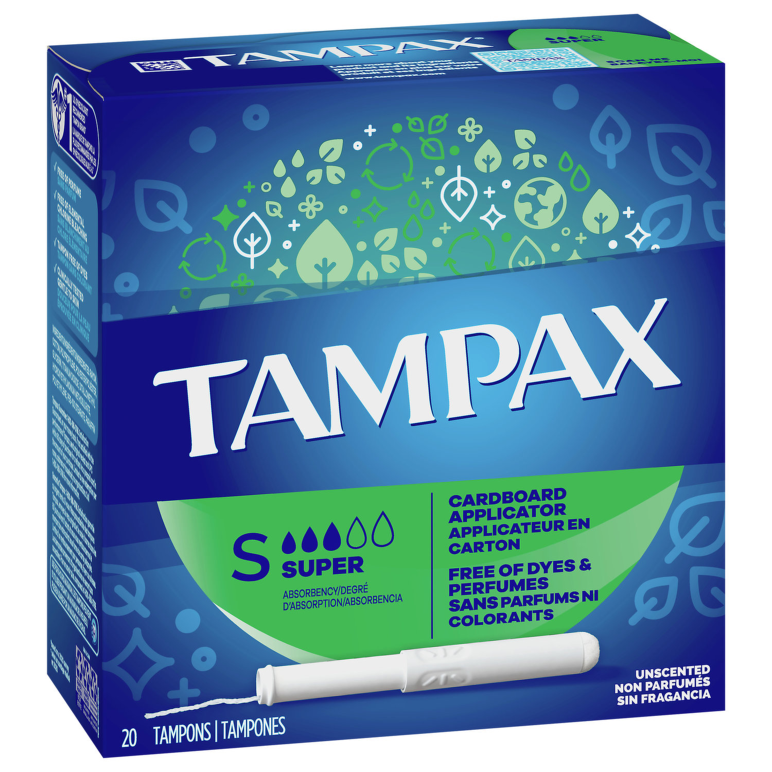 Tampax Tampons, Super Absorbency, Unscented - King Kullen