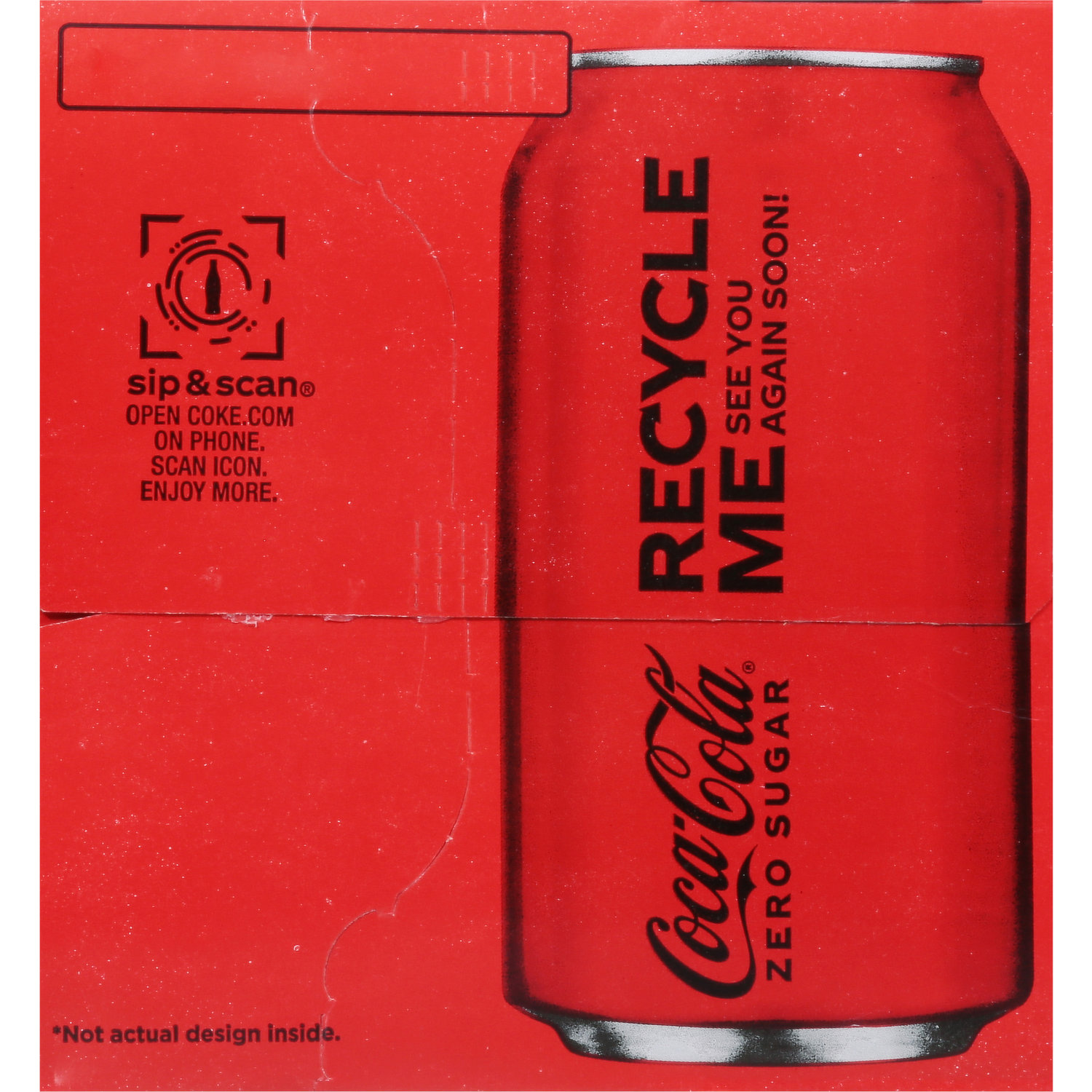 Coca-Cola Cola, Zero Sugar, Fridge Pack