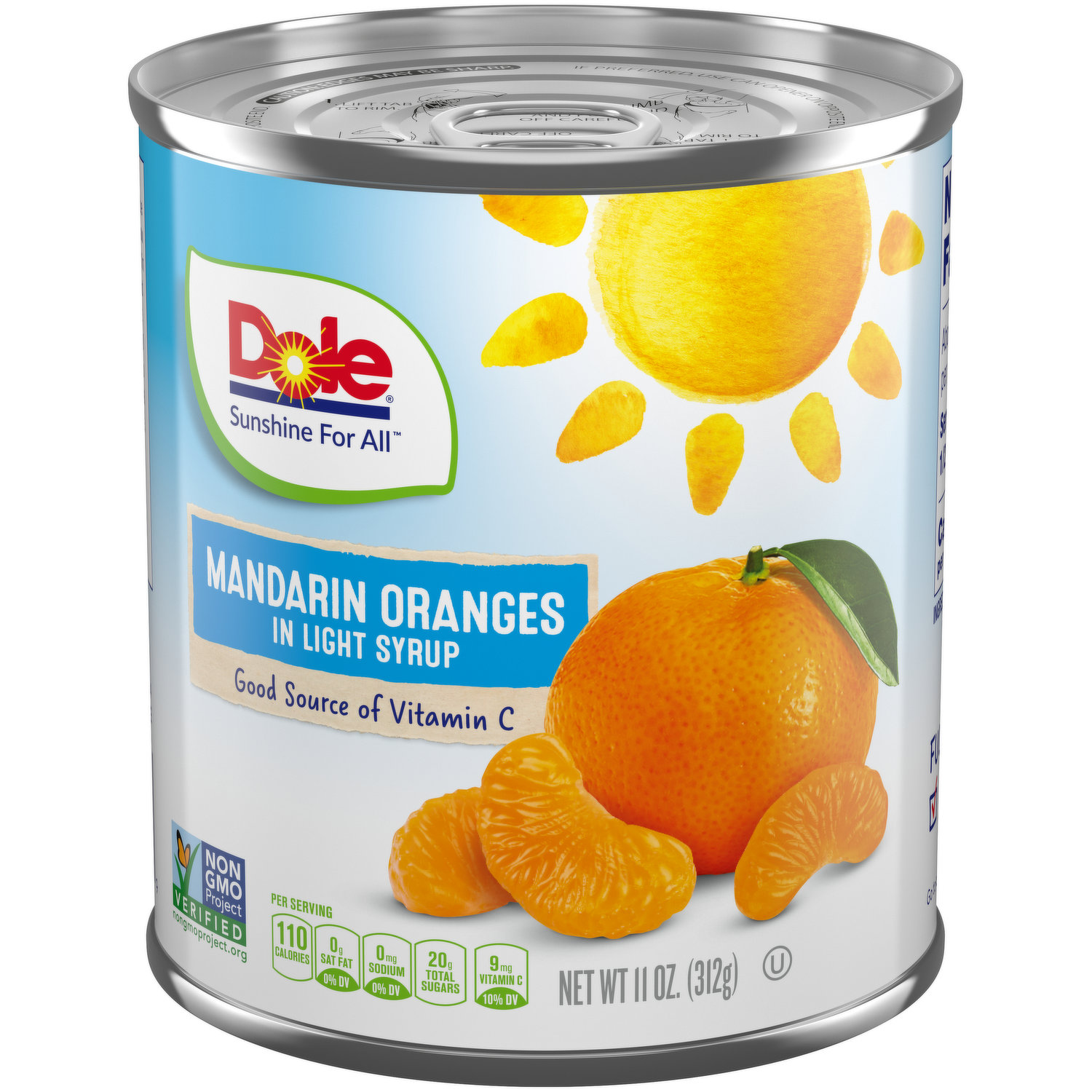 Dole® Jarred Mandarin Oranges in 100% Juice: 23.5 oz - Dole® Sunshine