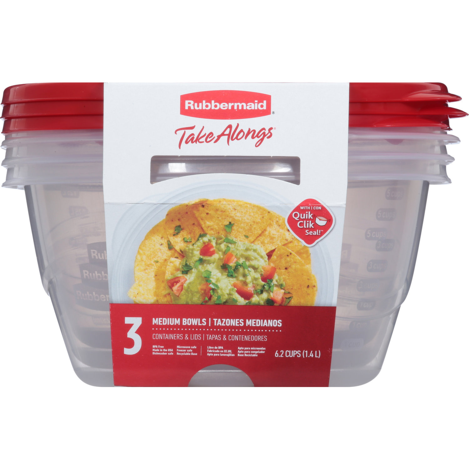 Save on Rubbermaid Take Alongs Containers + Lids 5 cup Order Online  Delivery