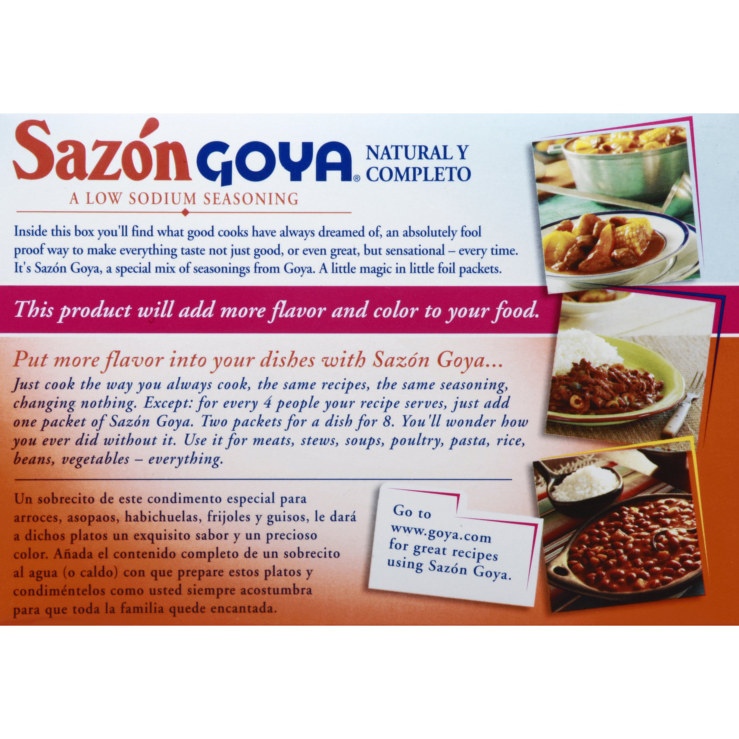 Goya Com For Great Recipes Using Sazon Bryont Blog