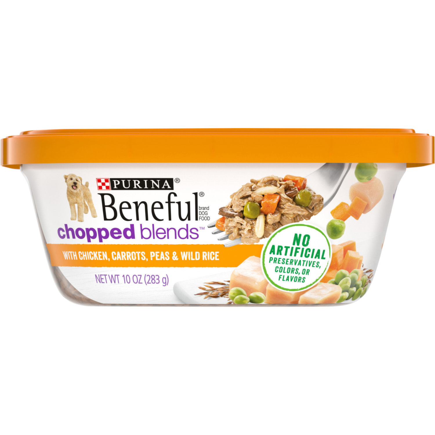 820-7124 NUTRITIONALS REAL FOOD BLENDS 16OZ PKT CHICKEN PEAS & CARROTS  (PKT/EA)