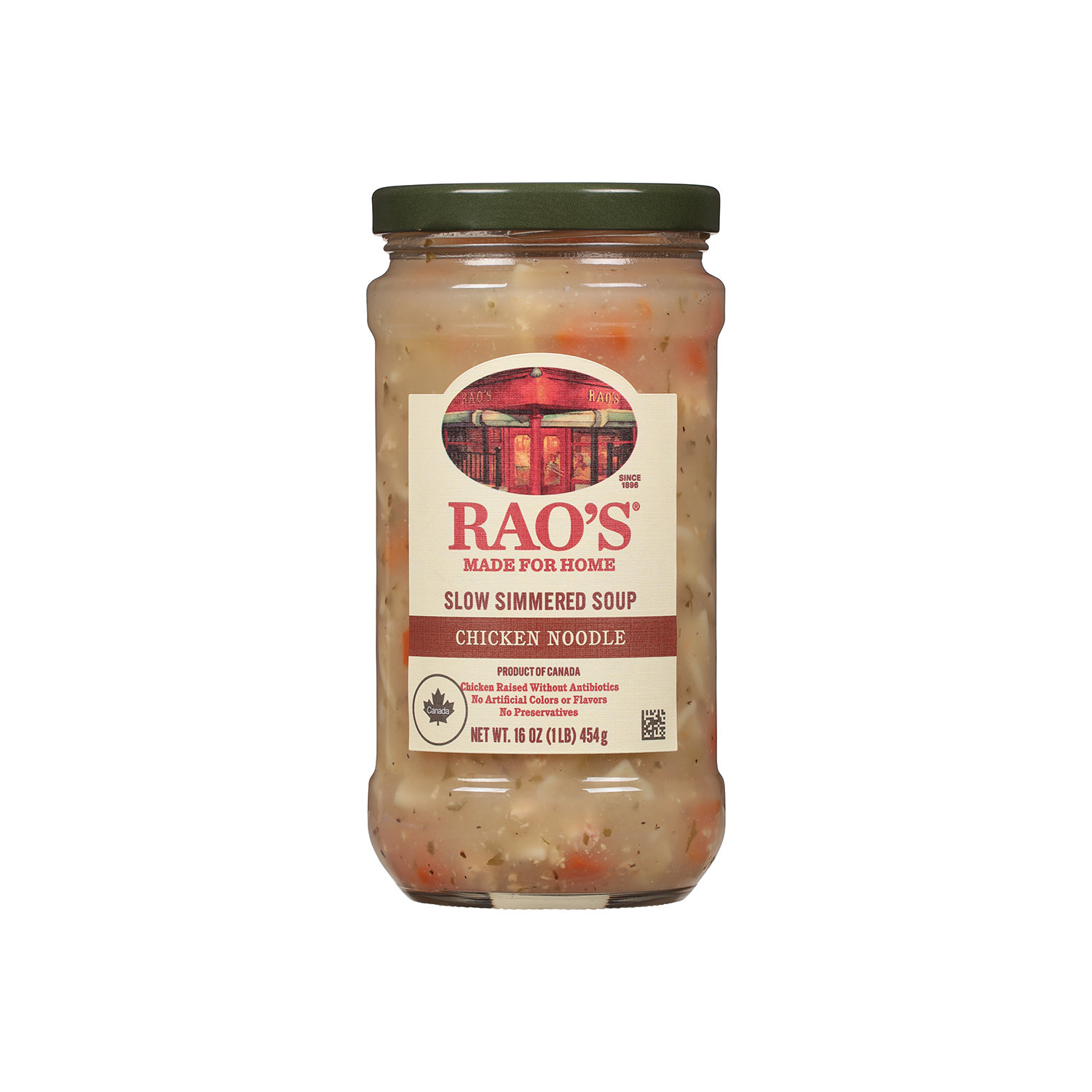  Rao's Made for Home, Chicken Noodle Slow Simmered Soup, 16 Oz  (Pack of 6) : Grocery & Gourmet Food