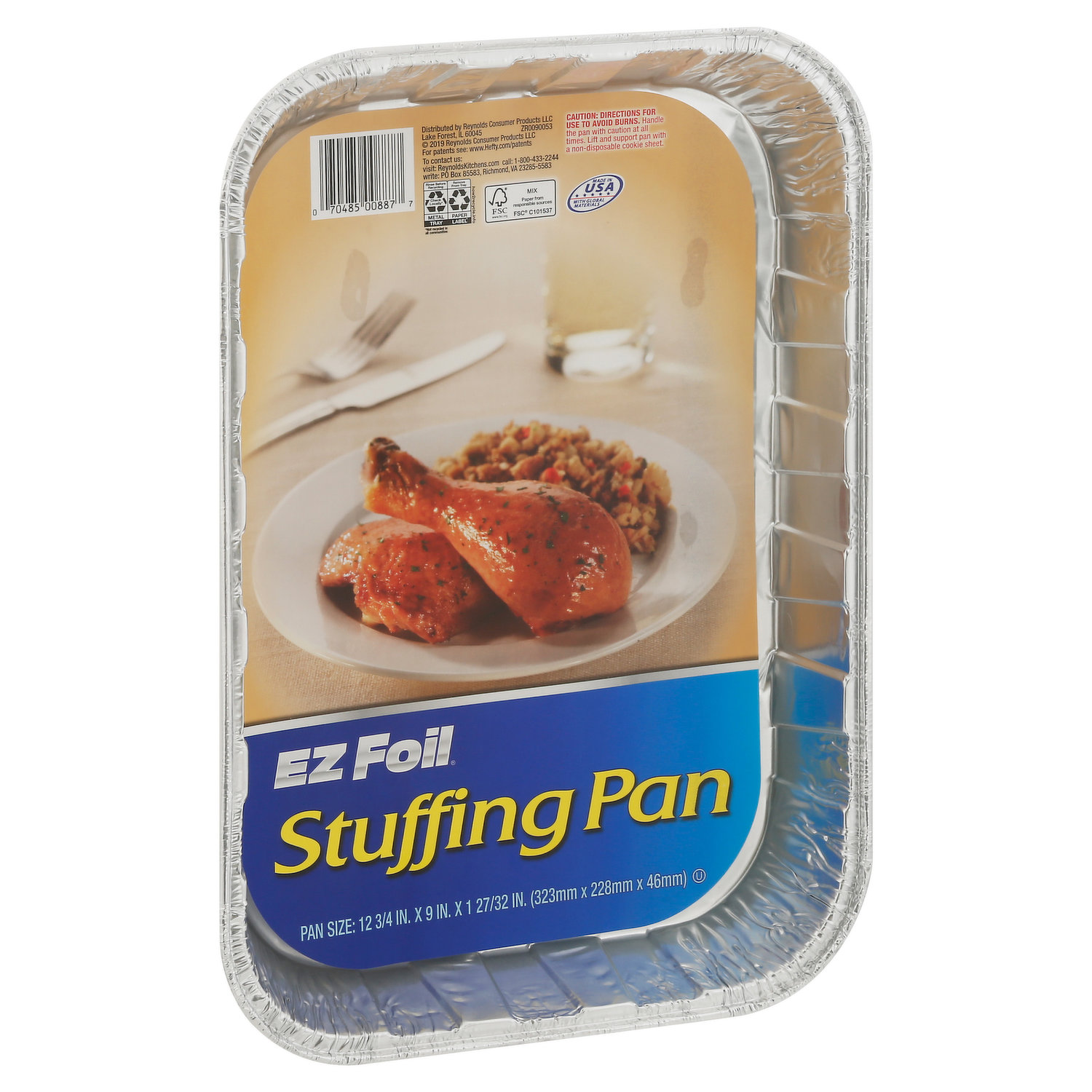 Ez Foil Store And Reheat Oblong Pan With Oven Safe Lid - 5ct : Target