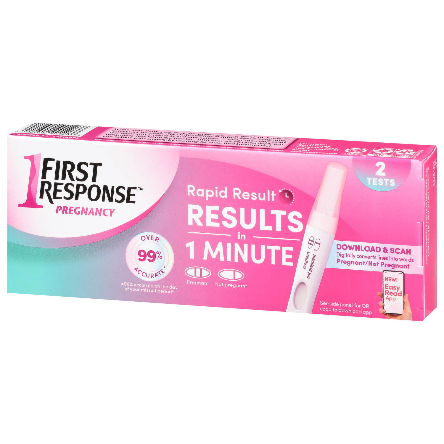 FIRST RESPONSE 2260090125 Pregnancy Test Kit for sale online