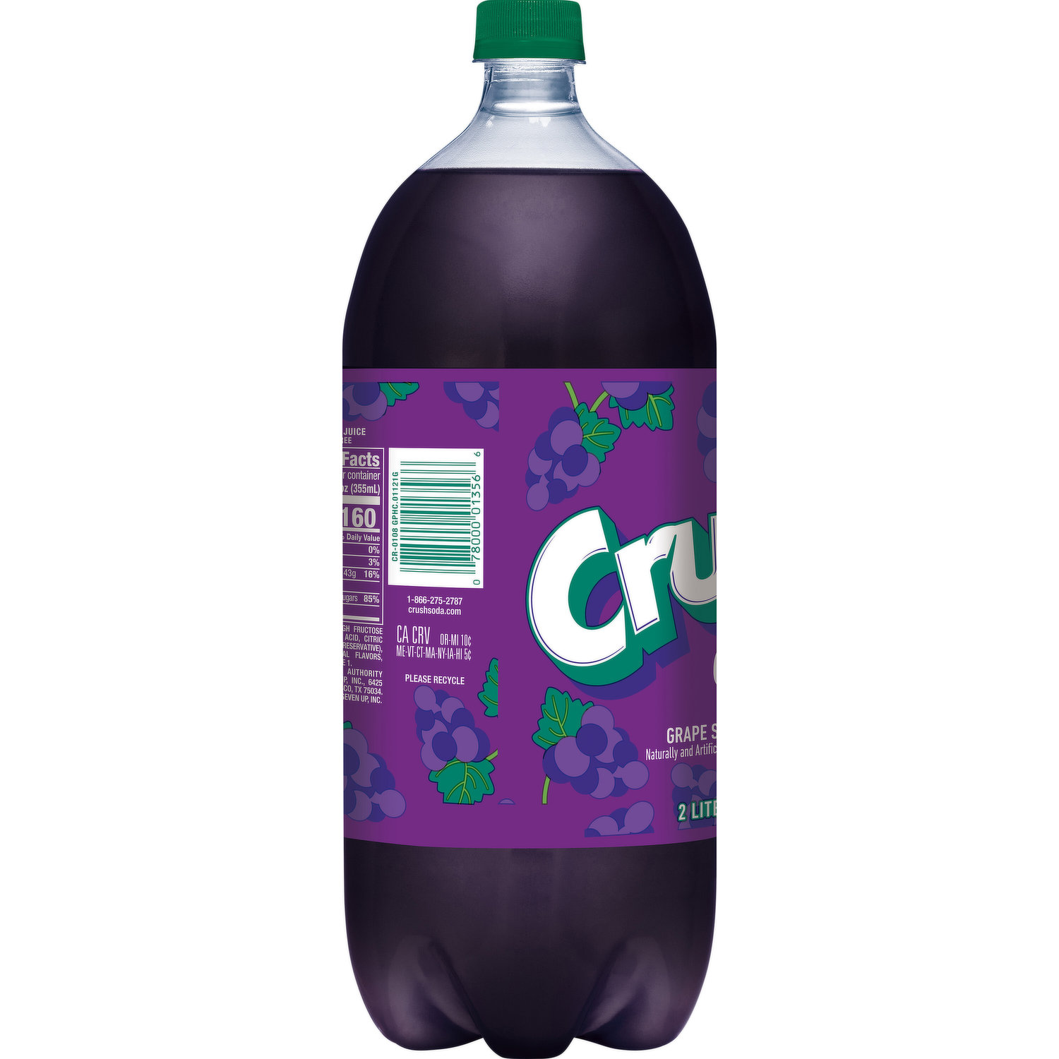 grape crush soda can