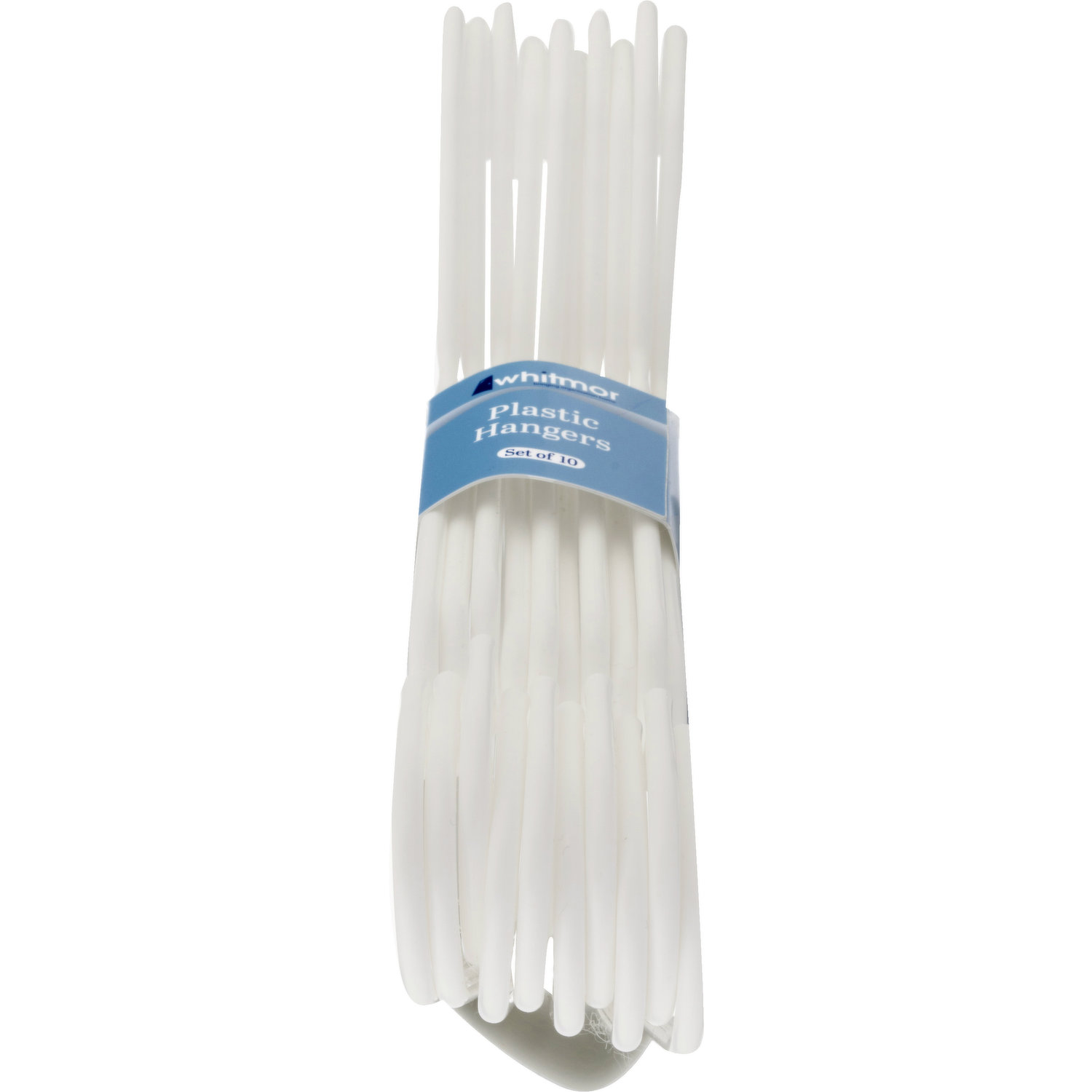 Whitmor Heavy Duty White Tubular Plastic Clothes Hanger (3-Pack) -  Brownsboro Hardware & Paint