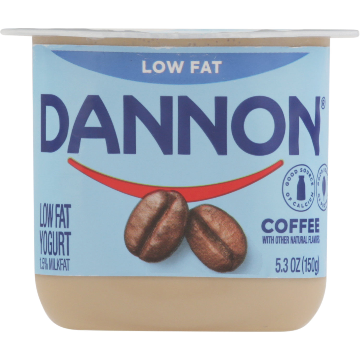 Dannon Coffee Lowfat Yogurt, 5.3 oz