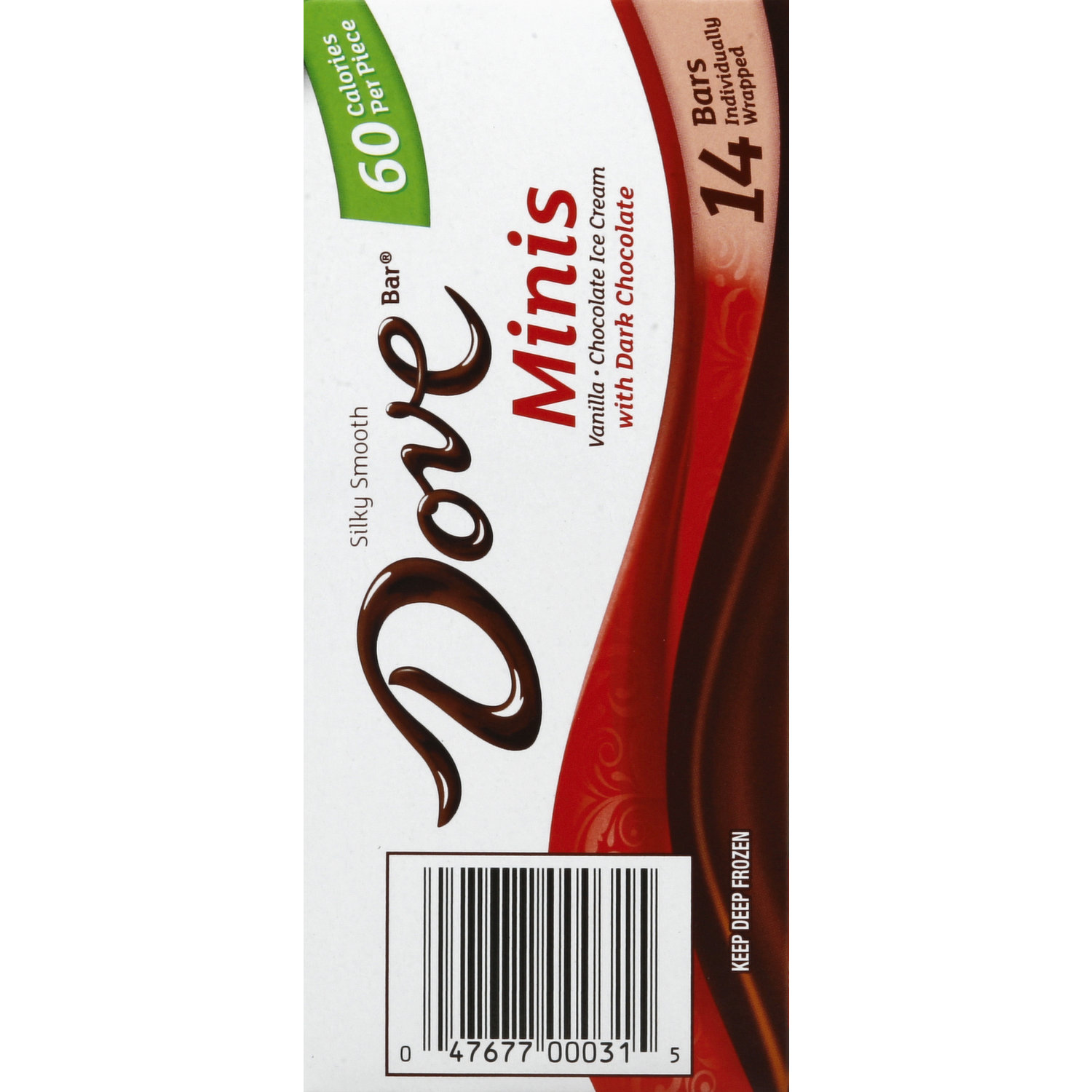 mini dove chocolate calories