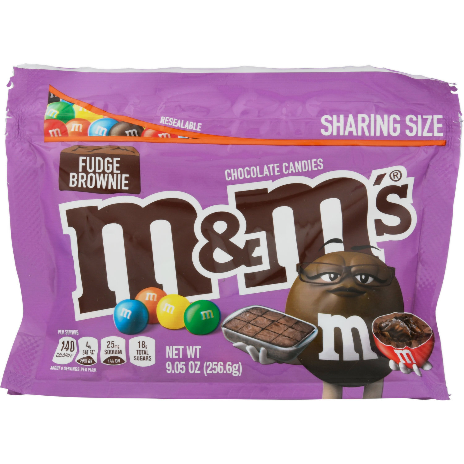 M&M's Chocolate Candies, Dark Chocolate, Peanut, Sharing Size 9.4 Oz, Chocolate Candy