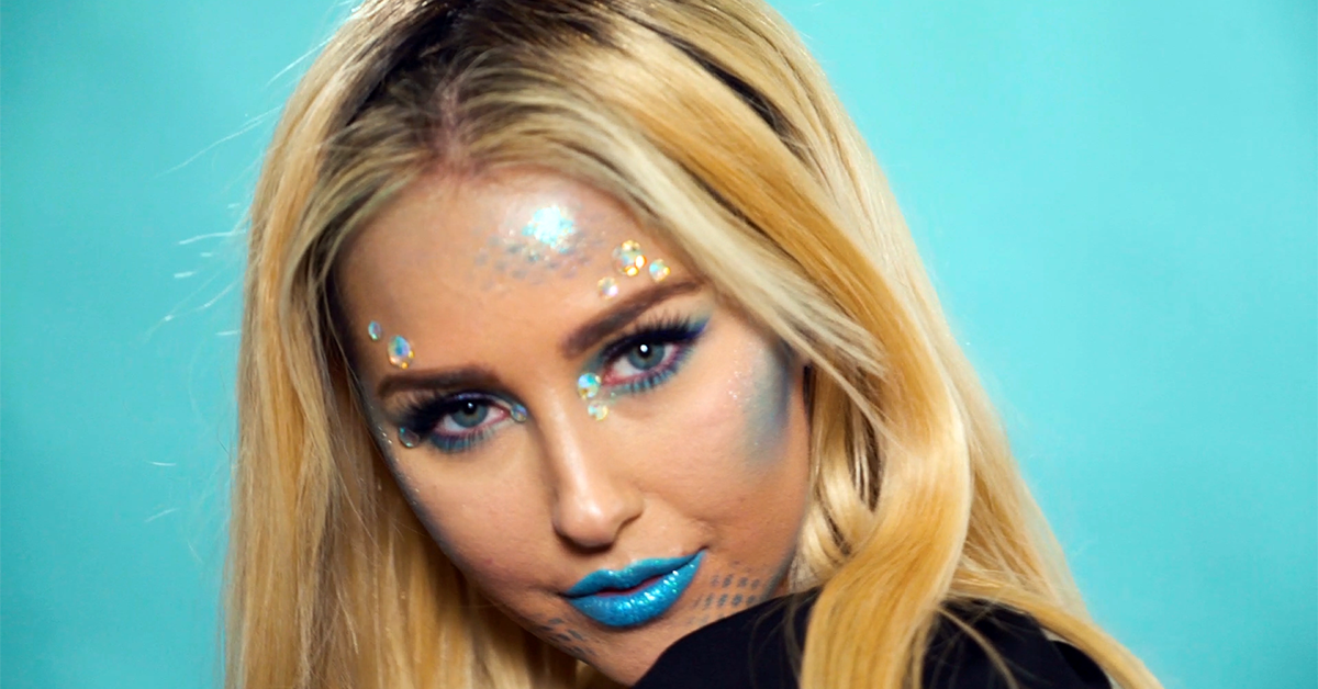 Laser away article image for Get This Quick and Easy Mermaid Makeup Look for Halloween