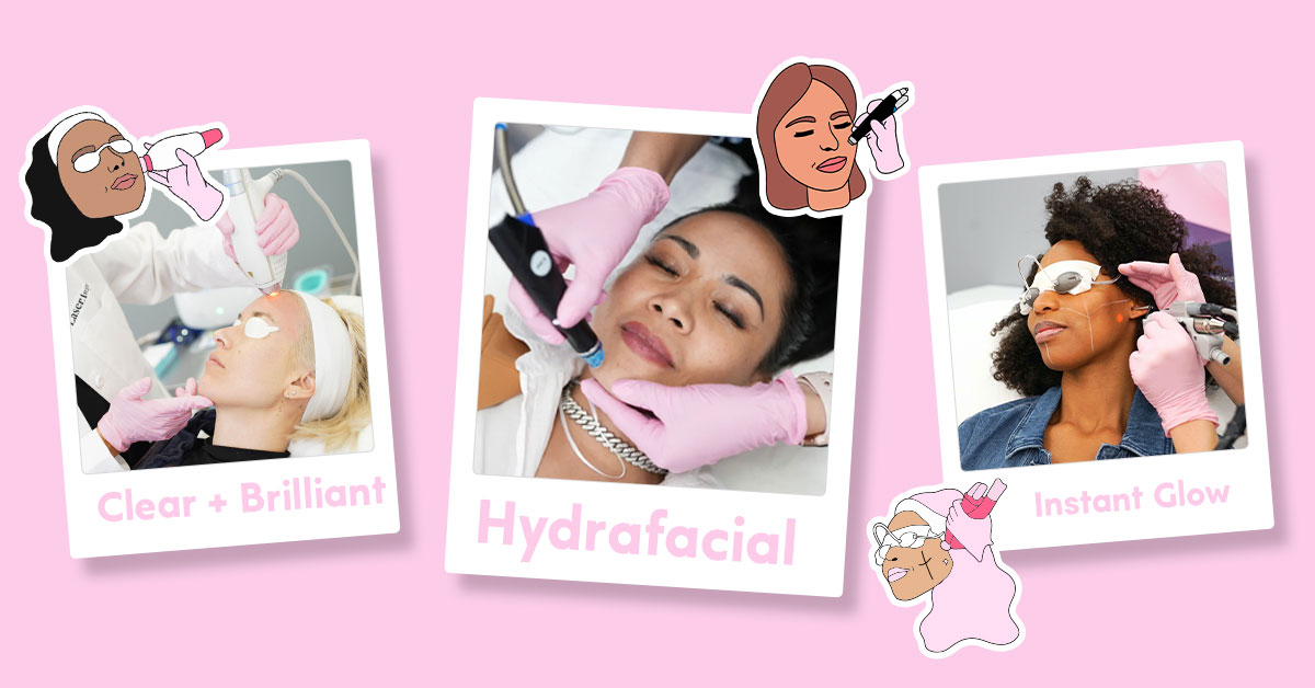 Laser away article image for How is the Hydrafacial Different From a Regular Facial?