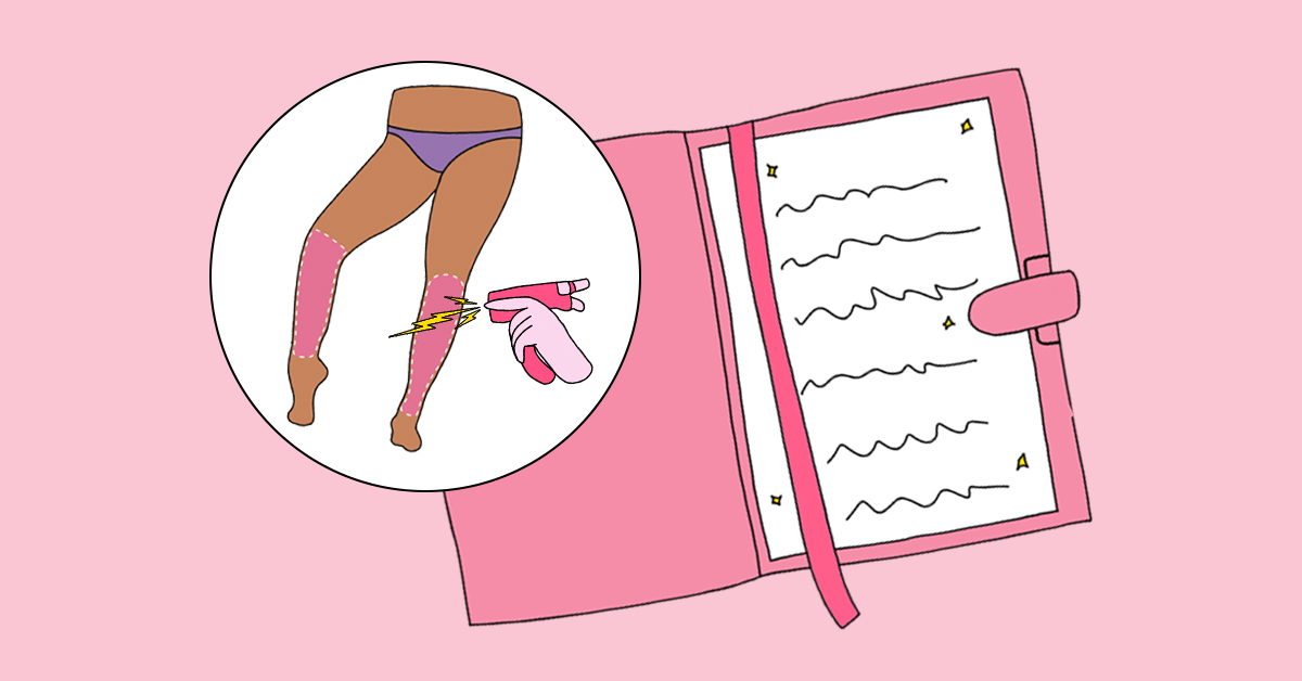 Laser away article image for Treatment Diary: I Tried Out Laser Hair Removal for Legs