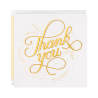 Hallmark Signature Thank You Card, Thank You So Much (Nurses Day Card, Teacher Appreciation, Healthcare Worker Gift), 1 Each