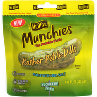 Mt. Olive Munchies Kosher Petite Dills Pickles, 4.8 Ounce