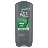 Dove Men+Care Elements Minerals + Sage Body Wash, 13.5 Ounce