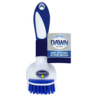 Dawn Mini Kitchen Scrub Brush With Built-In Scraper, 1 Each