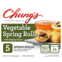 Chung's Vegetable Spring Rolls, 10 Ounce