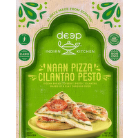 Deep Indian Kitchen Cilantro Pesto Naan Pizza, 7.8 Ounce