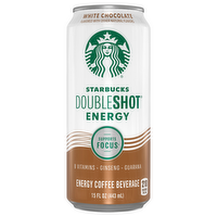 Starbucks Doubleshot Energy White Chocolate Coffee Drink, 15 Ounce