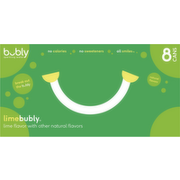 Bubly Lime Sparkling Water, 8 Each