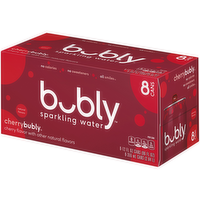 Bubly Cherry Sparkling Water, 8 Each