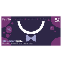 Bubly Blackberry Sparkling Water, 8 Each