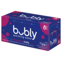 Bubly Blueberry Pomegranate Sparkling Water, 8 Each