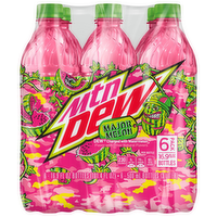 Mountain Dew Major Melon Watermelon Soda, 6 Each