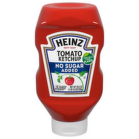 Heinz No Sugar Added Ketchup Squeeze Bottle, 29.5 Ounce