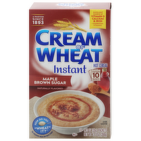 Cream of Wheat Maple Brown Sugar Instant Hot Cereal, 12.5 Ounce