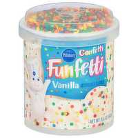 Pillsbury Confetti Funfetti Vanilla Frosting, 15.6 Ounce