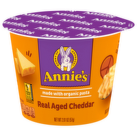 Annie's Homegrown Aged Cheddar Macaroni & Cheese Cup, 2.01 Ounce