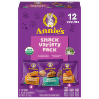 Annie's Homegrown Organic Snack Variety Pack, 12 Each
