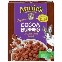 Annie's Homegrown Organic Cocoa Bunnies Cereal, 10 Ounce