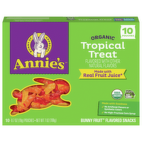 Annie's Homegrown Organic Tropical Treat Bunny Fruit Snacks, 7 Ounce