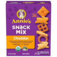 Annie's Homegrown Organic Bunnies Cheddar Snack Mix, 9 Ounce