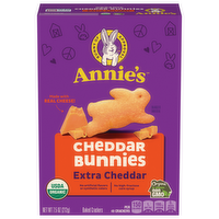Annie's Homegrown Organic Extra Cheesy Cheddar Bunnies Snack Crackers, 7.5 Ounce