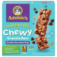 Annie's Homegrown Gluten Free Double Chocolate Chip Granola Bars, 4.9 Ounce