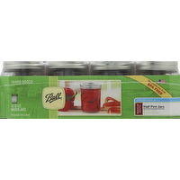 Ball Regular Mouth Half Pint Mason Jars with Lids & Bands, 12 Each